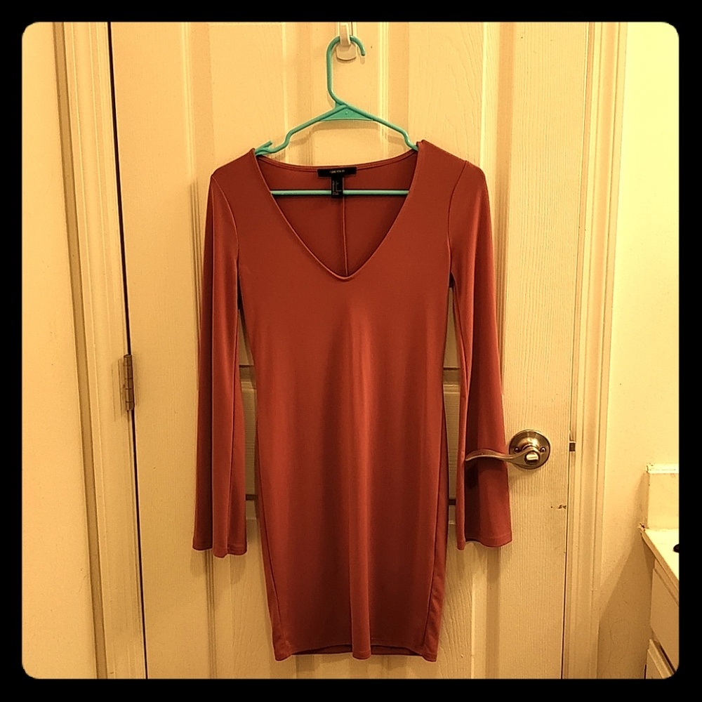 Dusty Rose Body Con Dress